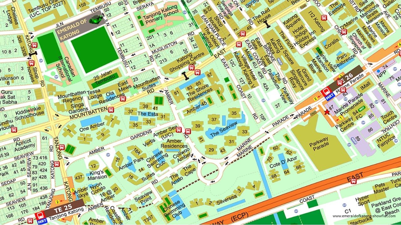 Emerald Of Katong Location Map | Previewing 2024